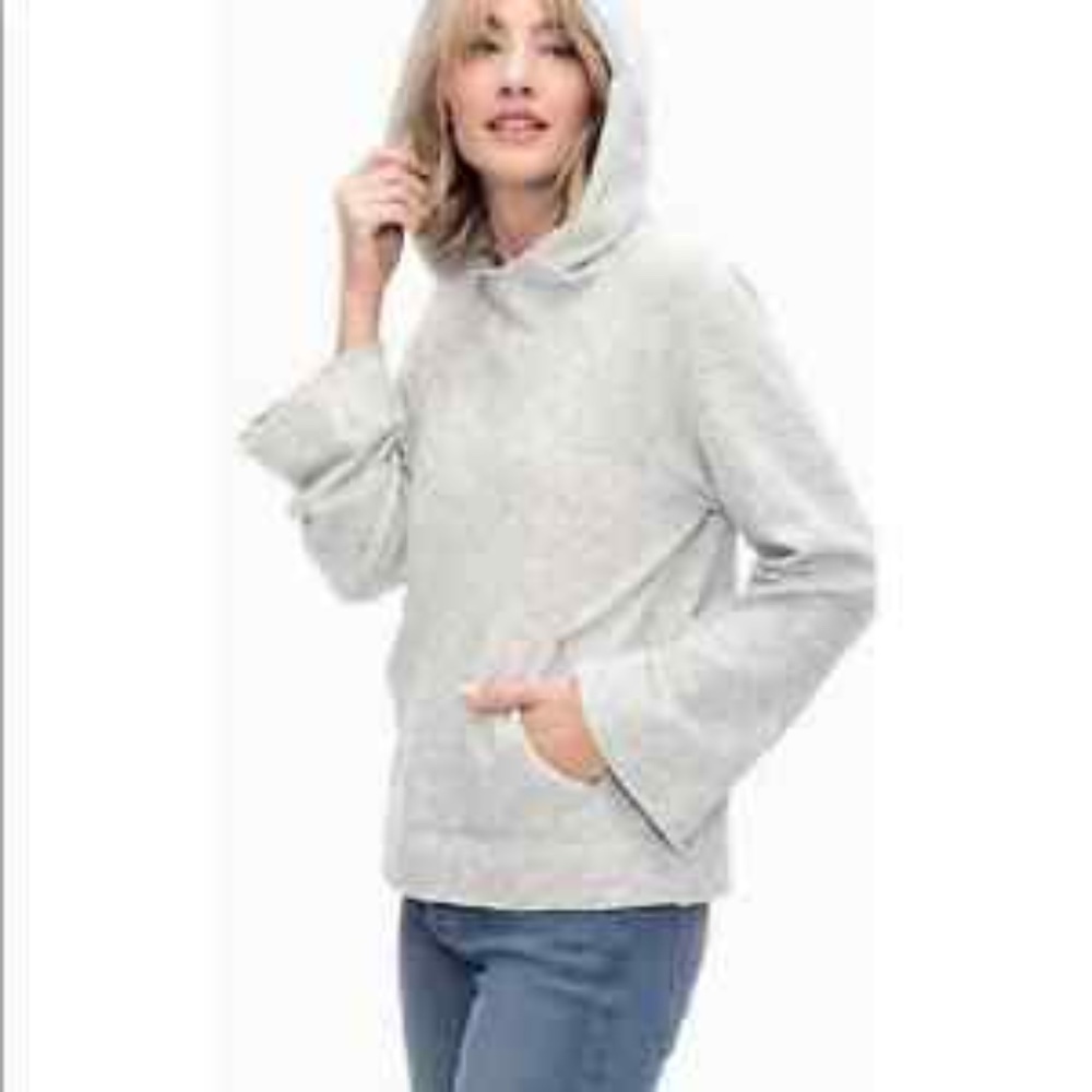Splendid Pullover Hoodie Sweater Bell Sleeve